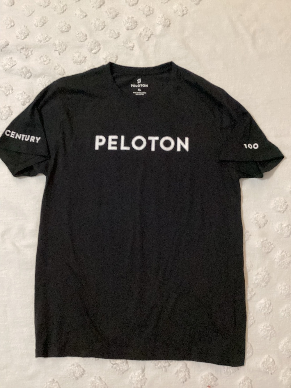 Peloton Shirt Large 100 Century Fitness Bike Gym New York Staff-SZ XL